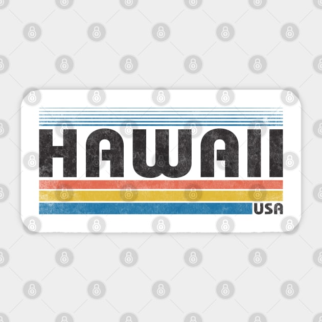 80s Retro Vintage Hawaii USA Sticker by Tingsy